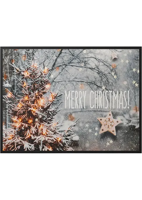 D&oslash;rmatte med julestatement, bonprix