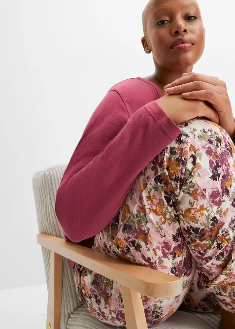 Pyjamas i 100% økologisk bomull, bonprix