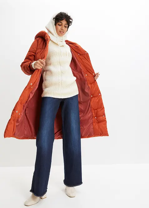 Vattert, oversized k&aring;pe, bonprix