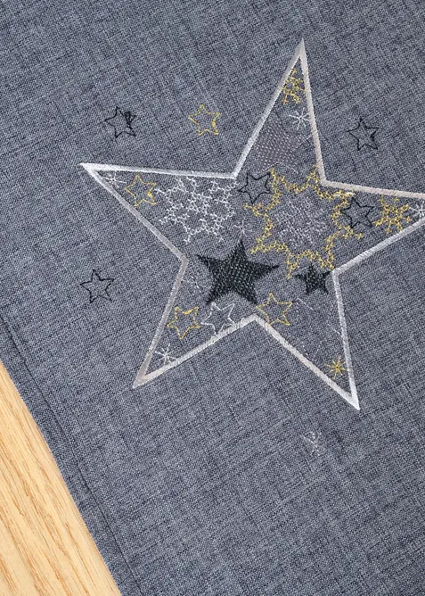 Bordl&oslash;per med stjerneprint, bonprix