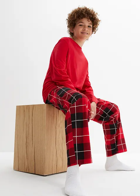 Pyjamas i 100% økologisk bomull (3-delt sett), bonprix