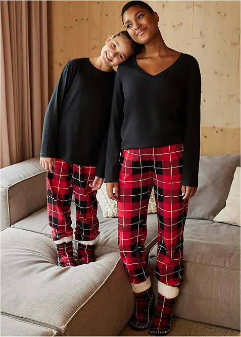 Pyjamas i 100% økologisk bomull (3-delt sett), bonprix