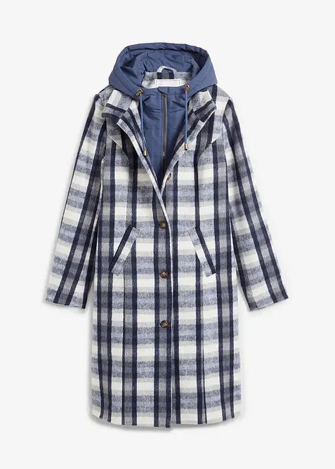 Vinterkåpe, 2-i-1-look, bonprix