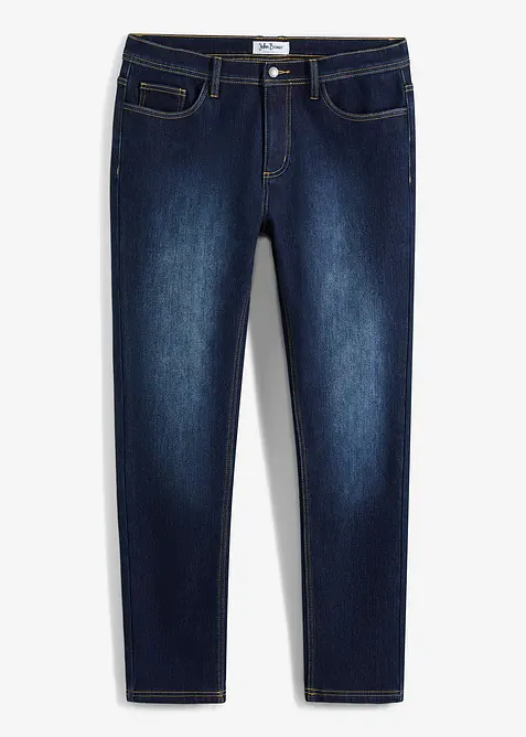 Regular Fit stretch-termojeans med varmende innside, Straight, bonprix