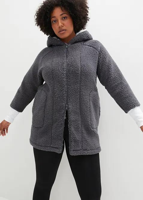 Teddy-fleecejakke, bonprix