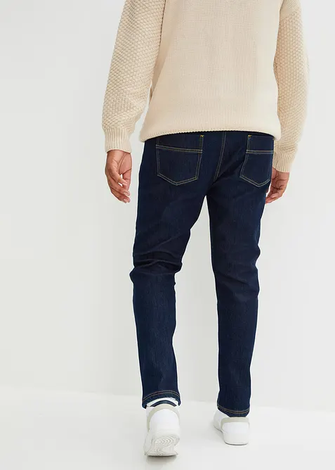 Regular Fit stretch-termojeans med varmende innside, Straight, bonprix