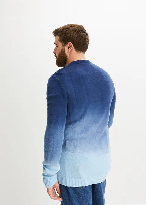 Finstrikket genser med fargegradering, bonprix