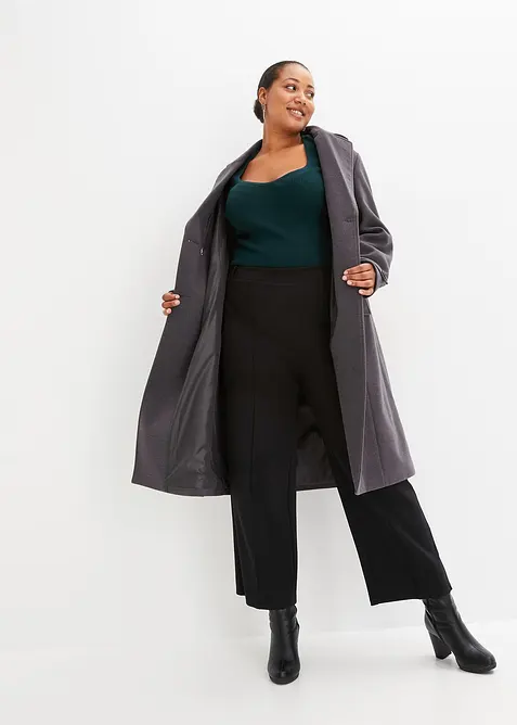 Finstrikket genser av myk viskosemiks, bonprix