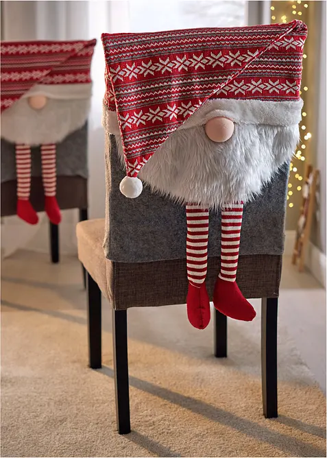 Stoltrekk med nisse (2-pack), bonprix