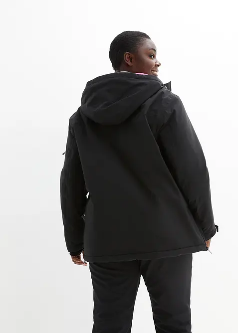 Ski-funksjonsjakke i pull on-modell med fleecef&ocirc;r, vanntett, bonprix