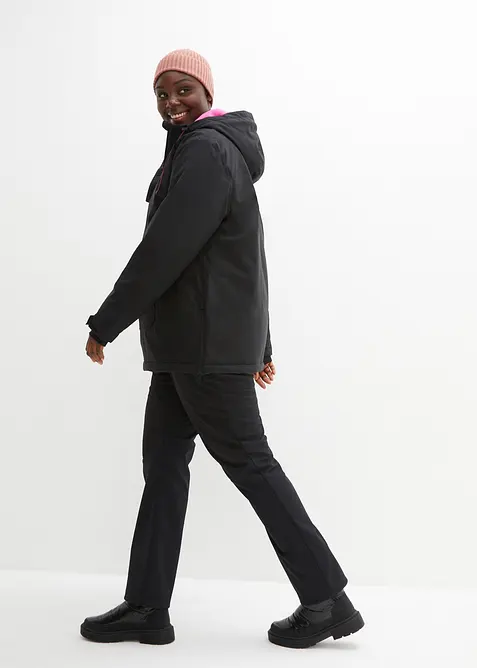 Ski-funksjonsjakke i pull on-modell med fleecef&ocirc;r, vanntett, bonprix