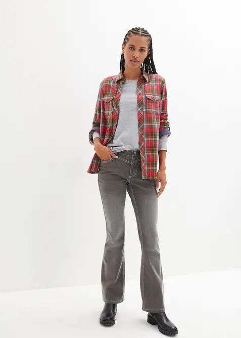 Flanellskjorte i 100% bomull, bonprix