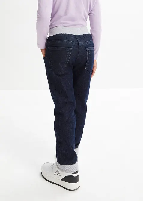 Termobukse med jerseyfôr, Mid Waist, bonprix