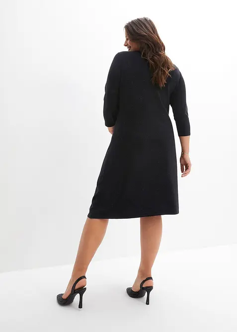 2-i-1-strikket mamma-/ammekjole med glansgarn, bonprix