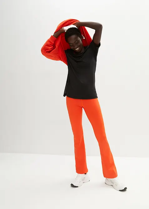 Lang treningstopp med mesh, hurtigt&oslash;rkende, bonprix