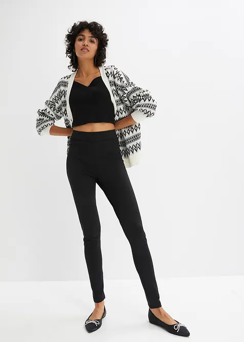 High Waist-termoleggings med bred komfortlinning, bonprix