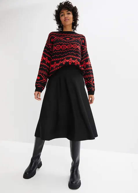 Punto di Roma-skjørt, knelangt, bonprix