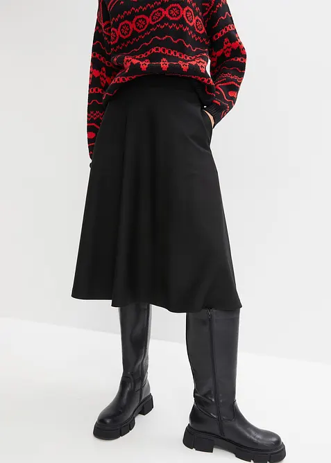 Punto di Roma-skjørt, knelangt, bonprix