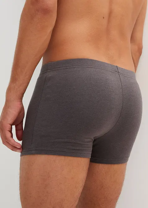 Boksershorts med bomull i ettersittende modell (3-pack), bonprix