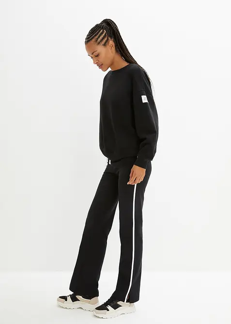 Trikotbukse av bomull med stretch, bonprix