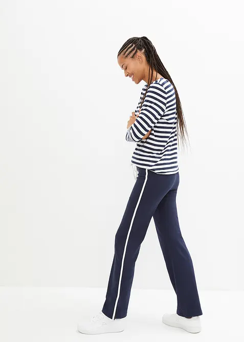 Trikotbukse av bomull med stretch, bonprix