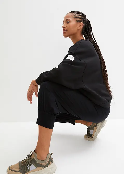 Loungewear capri-haremsbukse, bonprix