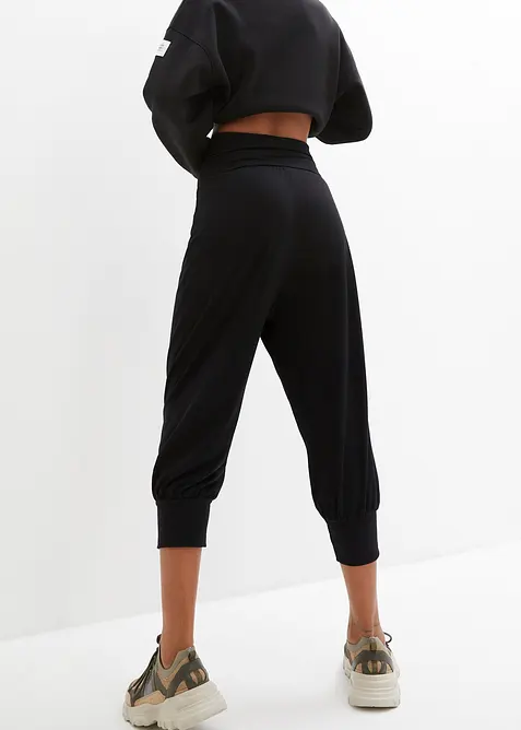 Loungewear capri-haremsbukse, bonprix