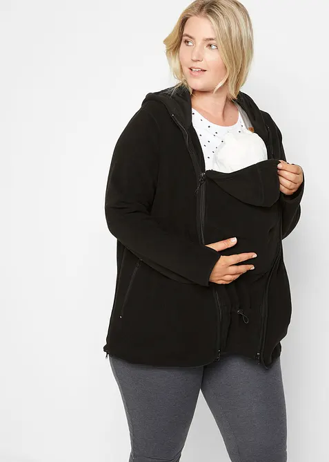 Mamma-fleecejakke/ b&aelig;rejakke, bonprix