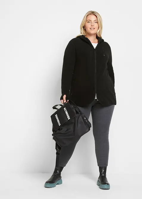 Mamma-fleecejakke/ b&aelig;rejakke, bonprix