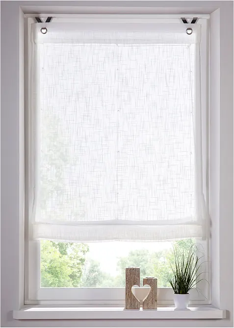 Liftgardin i linlook, bonprix