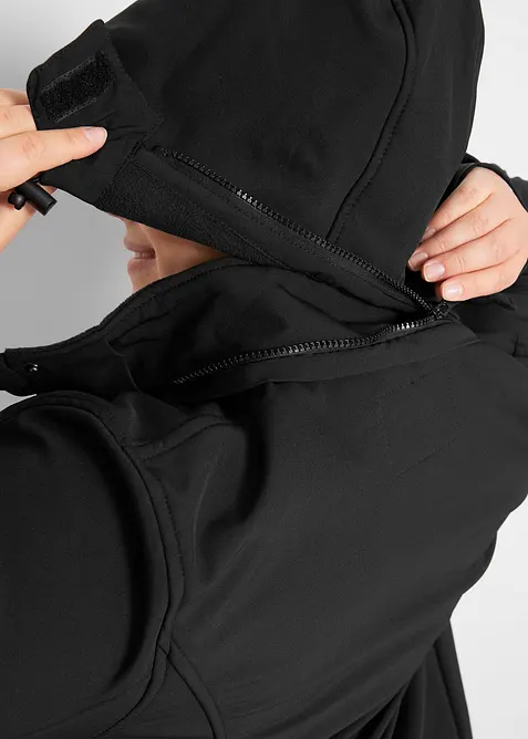 Softshell-duffelcoat, vannavvisende, bonprix