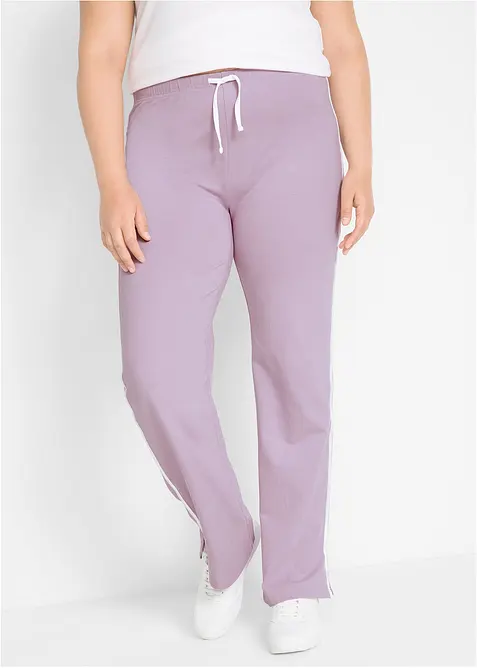 Jerseybukse i bomull med stretch (2-pack), bonprix