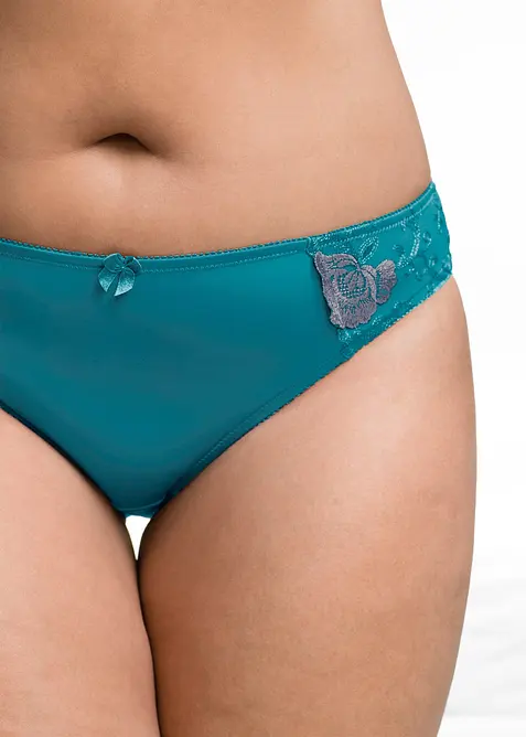 Truse med broderi (2-pack), bonprix