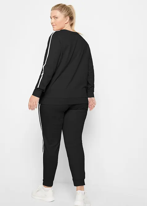 Joggedress i 100% bomull (2-delt sett), bonprix