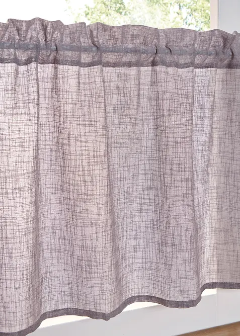 Gardinkappe med lin-look, bonprix