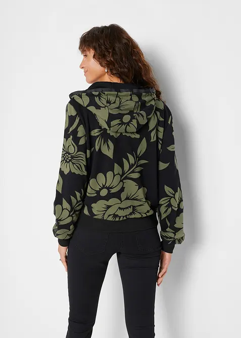 Sweatjakke med bomull, bonprix