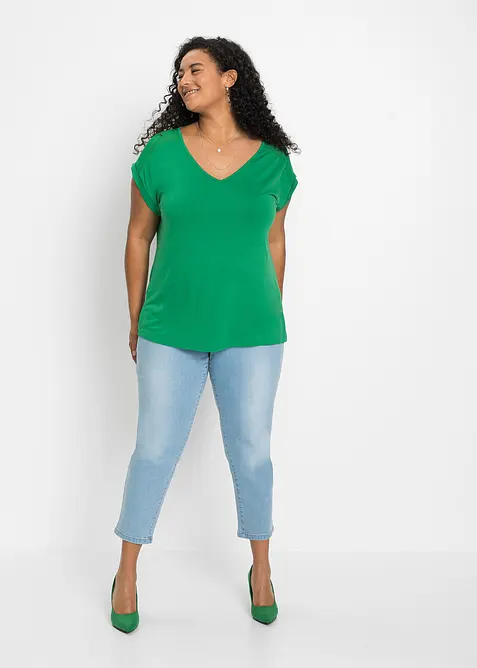 Topp i myk viskosemiks, bonprix