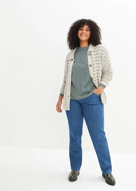 Straight-jeans, Mid Waist (2-pack), bonprix