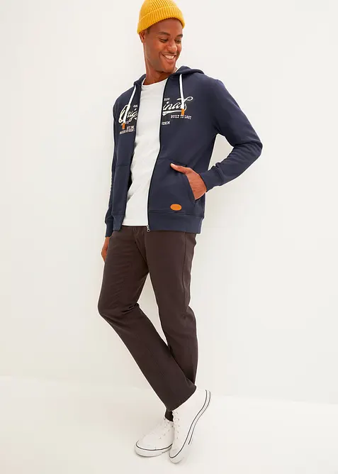 Hettejakke med myk, flosset innside, bonprix