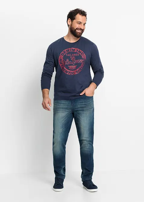 Slim Fit-jeans i lett denim med stretch, Straight, bonprix