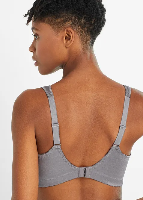 Avlastnings-BH uten spiler med vatterte stropper (2-pack), bonprix