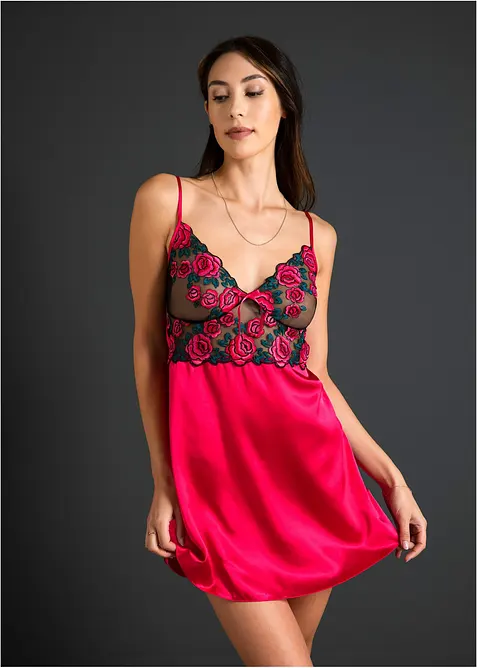 Neglisjé i sateng, bonprix