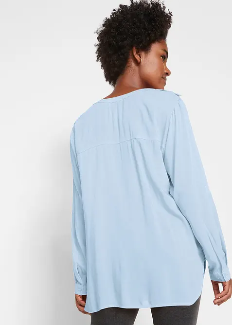 Blusetunika i myk viskose, bonprix