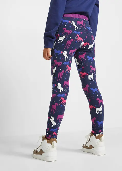 Termoleggings med hestemotiv, bonprix