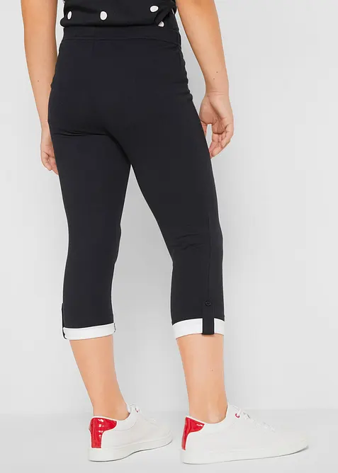 Caprileggings med økologisk bomull, bonprix