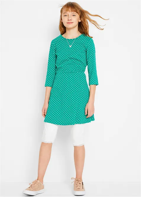 Caprileggings med økologisk bomull (2-pack), bonprix