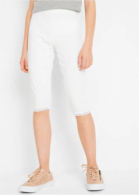 Caprileggings med økologisk bomull (2-pack), bonprix