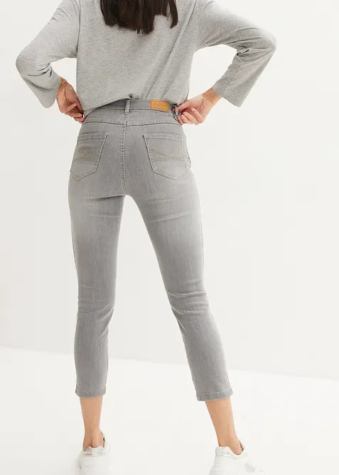 Skinny, komfort 7/8-jeans med stretch, bonprix