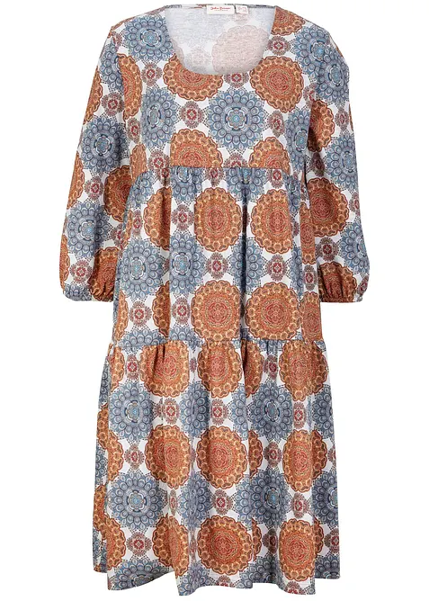 Trikotkjole av lett viskosemiks, bonprix