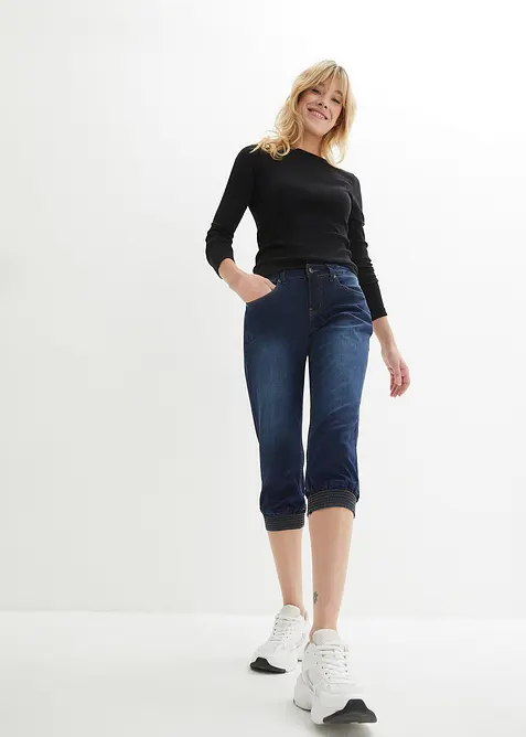 Caprijeans med stretch, bonprix
